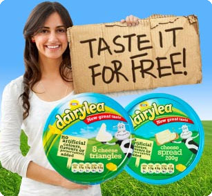 Free Dairylea Triangles or Spread